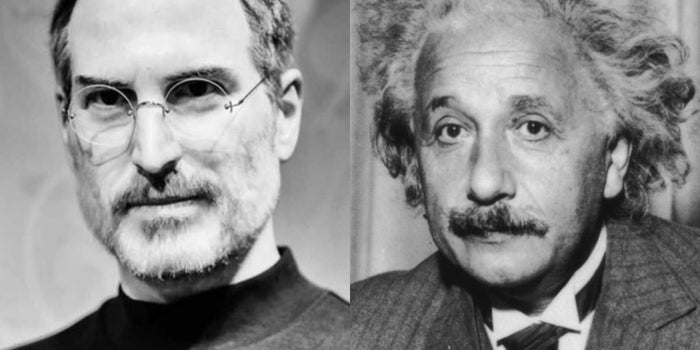 Steve Jobs and Albert Einstein applied the routine of 'no time' to increase creativity, what does it consist of?